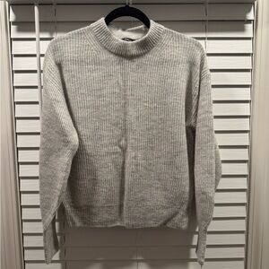 Quince Light Gray Women's Crewneck Sweater